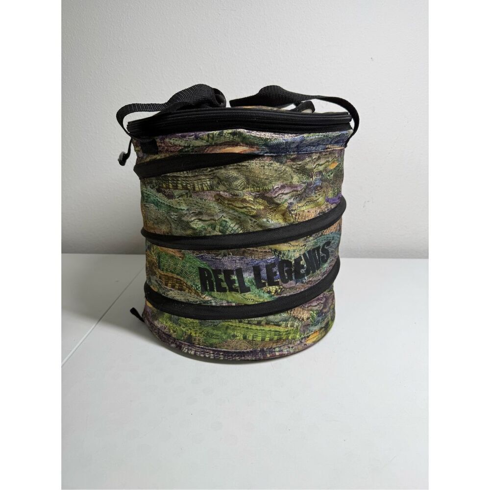 Rare Reel Legends Collapsible Cooler Waterproof Insulated Camping Camo Foldable